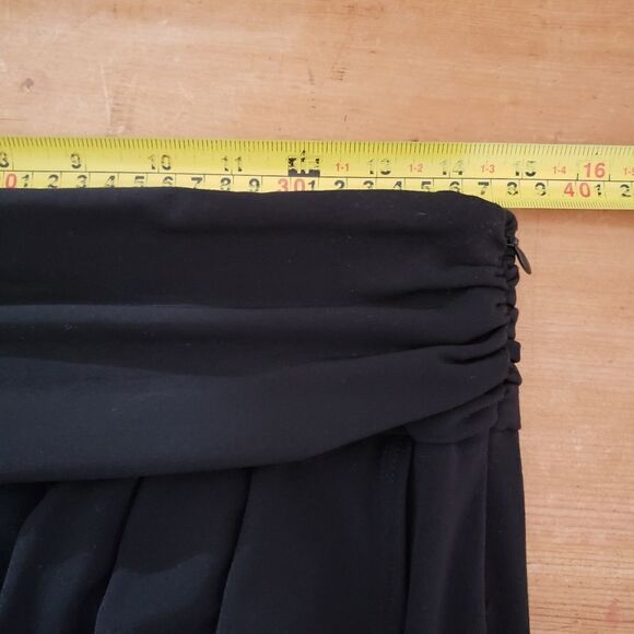 Cache Small Black Faux Wrap Mini Skirt - Picture 7 of 8